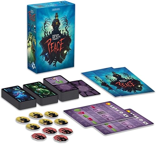 Miniatura 3 de Juego de mesa Rest in Peace | Juego de cartas de estrategia | Juego de gestión de manos de ritmo rápido | Juego de miedo para adultos y niños | A