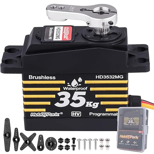 HobbyPark Waterproof 35KG High Torque Servo Motor Metal Gear Digital
