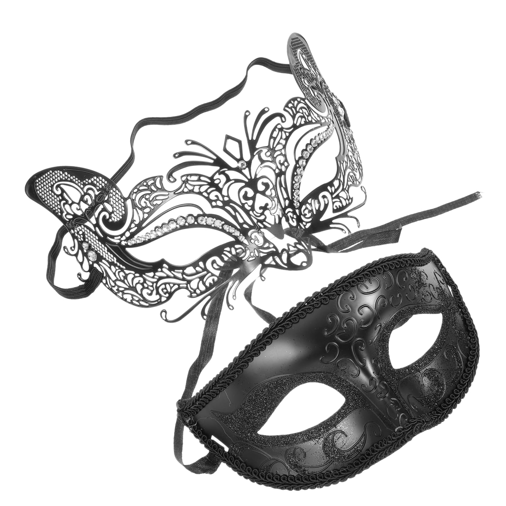 LIFKOME 8stücke Elegante Masquerade Masken Für Frauen Mit Funkelnden Verzierungen Kostümaccessoires Für Halloween Und Themenpartys