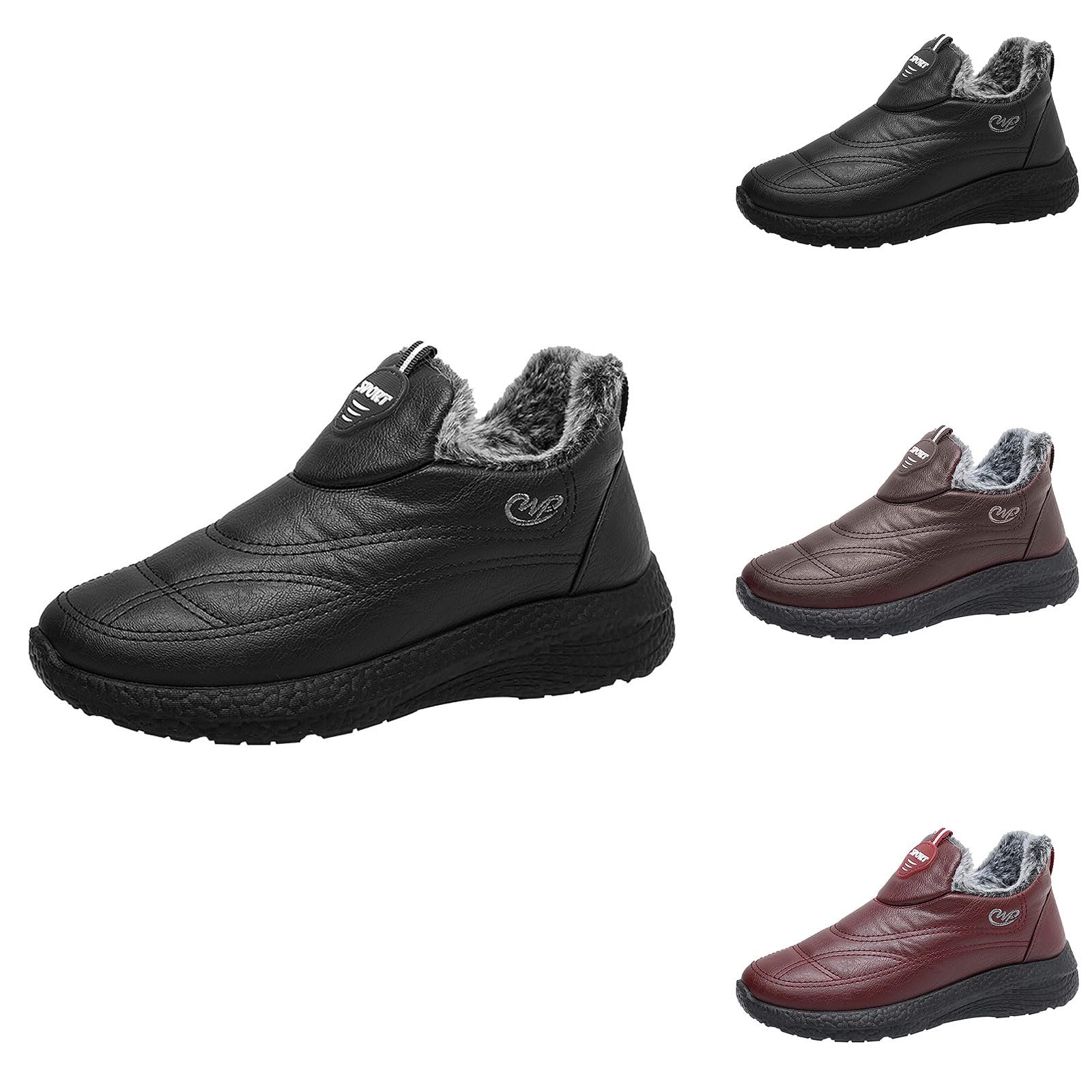 Scarpe Donna Sneakers da Ginnastica Casual per Camminata Tempo Libero Antiscivolo Scarpe Donna con Zeppa Nero/Bianco/Grigio/Blu Scuro