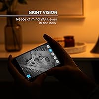 Vista 8 de Merkury Smart Indoor Camera, 1080p HD Camera for Home Security with Two-Way Audio, Motion Detection, and Night Vision, Compatible with Alexa and