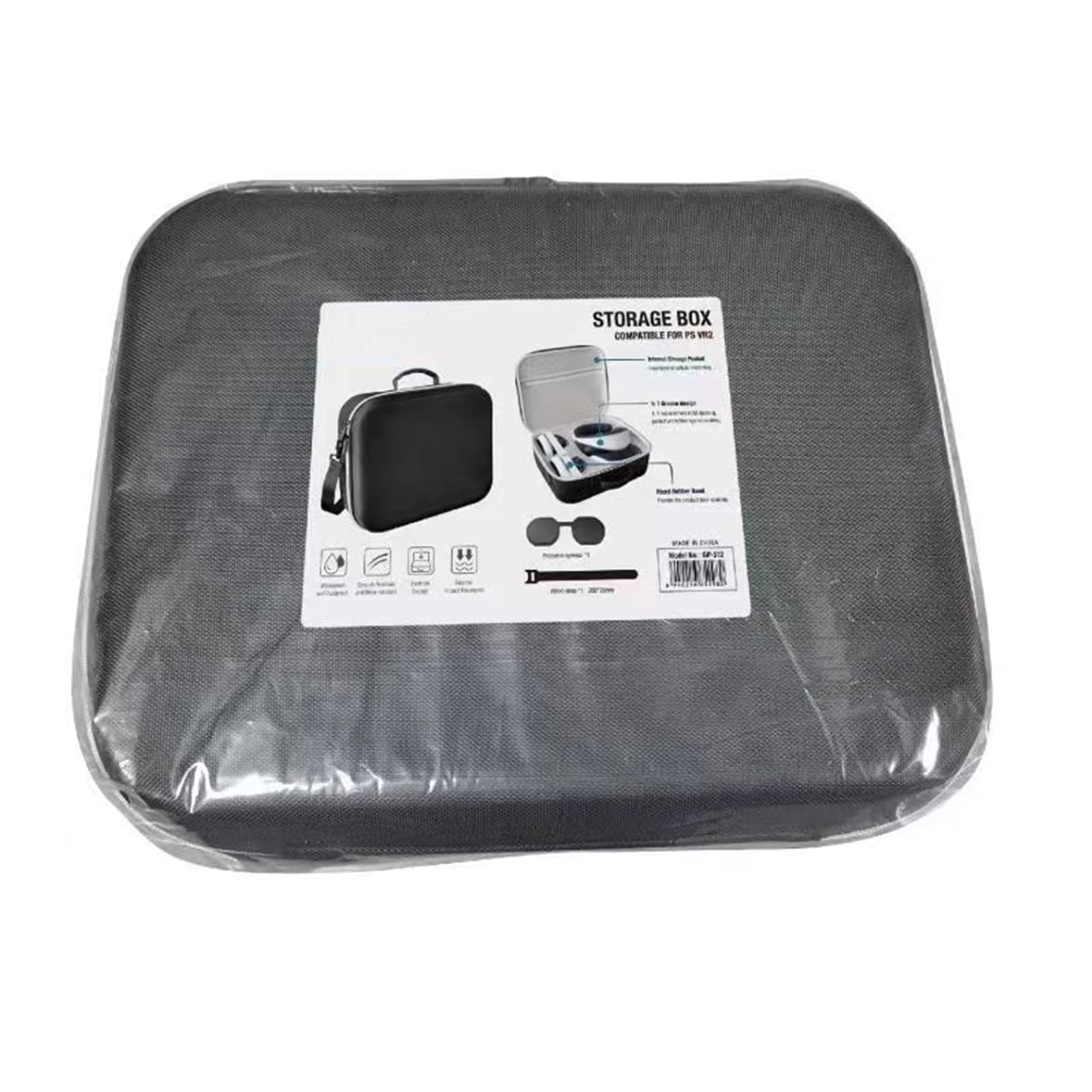 Schutztaschen Tragetasche Aufbewahrungsbox für PS VR2 Headset Protector VR Brille Zubehör Halter mit Innentasche
