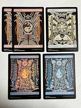Amazon.co.jp: MTG ファイレクシア語 基本土地 FOIL ボーダー