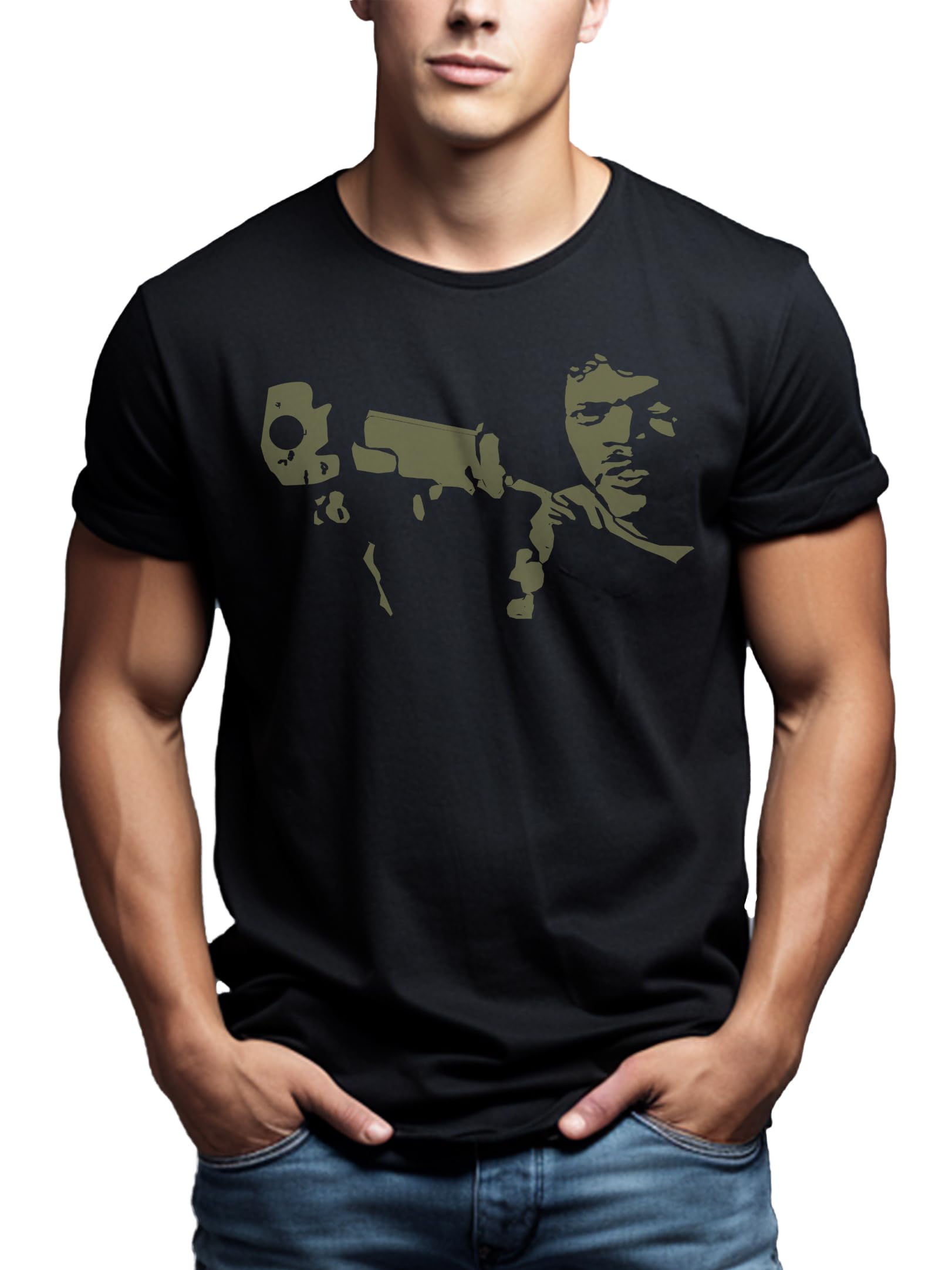 MAKAYA Maglietta Uomo Nera - Pulp Fiction