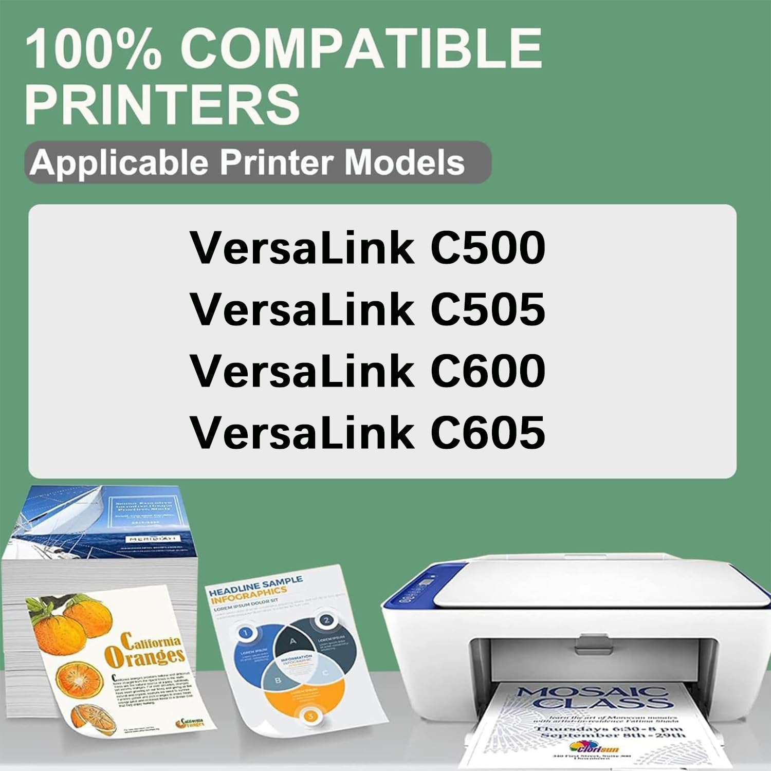 JUNTINE Remanufactured 607K04924 Transfer Belt Assembly Replacement for Xerox 607K04924 607K04923 607K04922 607K04921 Transfer Belt Assembly Compatible with Xerox C500 C505 C600 C605 Printers(1-Pack)