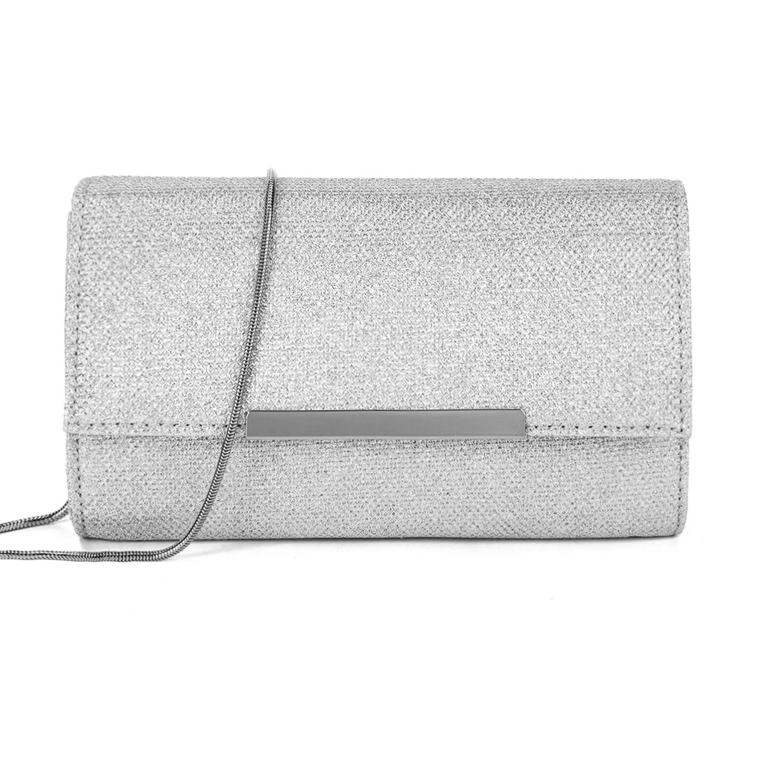 AFKOMST Clutch-Geldbörsen für Frauen, kleine Crossbody-Taschen und Sommer-Stroh-Strandhandtaschen mit Crossbody-Kettenriemen