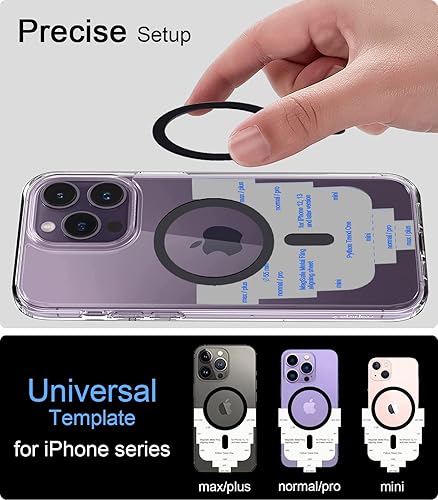 Metal Ring Adhesive Sticker Rings for Phone Case Converter Kit - Thumbnail 2