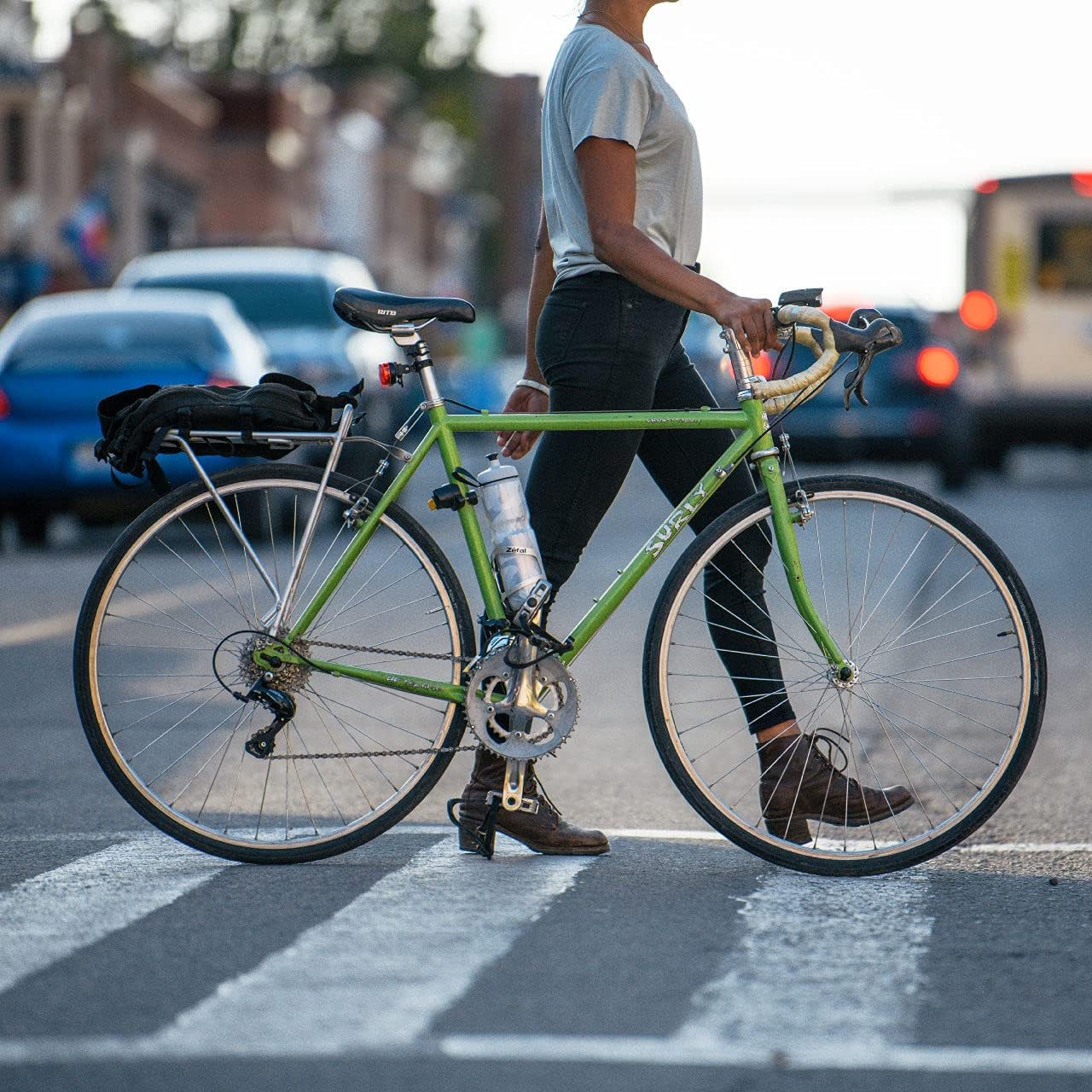 Polar Bottle Sport Insulated Water Bottle - BPA-Free, Sport & Bike Squeeze Bottle with Handle (Fly Dye - Monochrome, 24 oz) : Sports & Outdoors