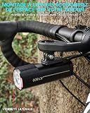 RAVEMEN 1800 Lumen Intelligent Daytime/Night Running Front Light with Auto ON/OFF, Light Sensor, IPX7 Waterproof, USB-C, Aluminium & Plastic Body, Handlebar Mount - 5