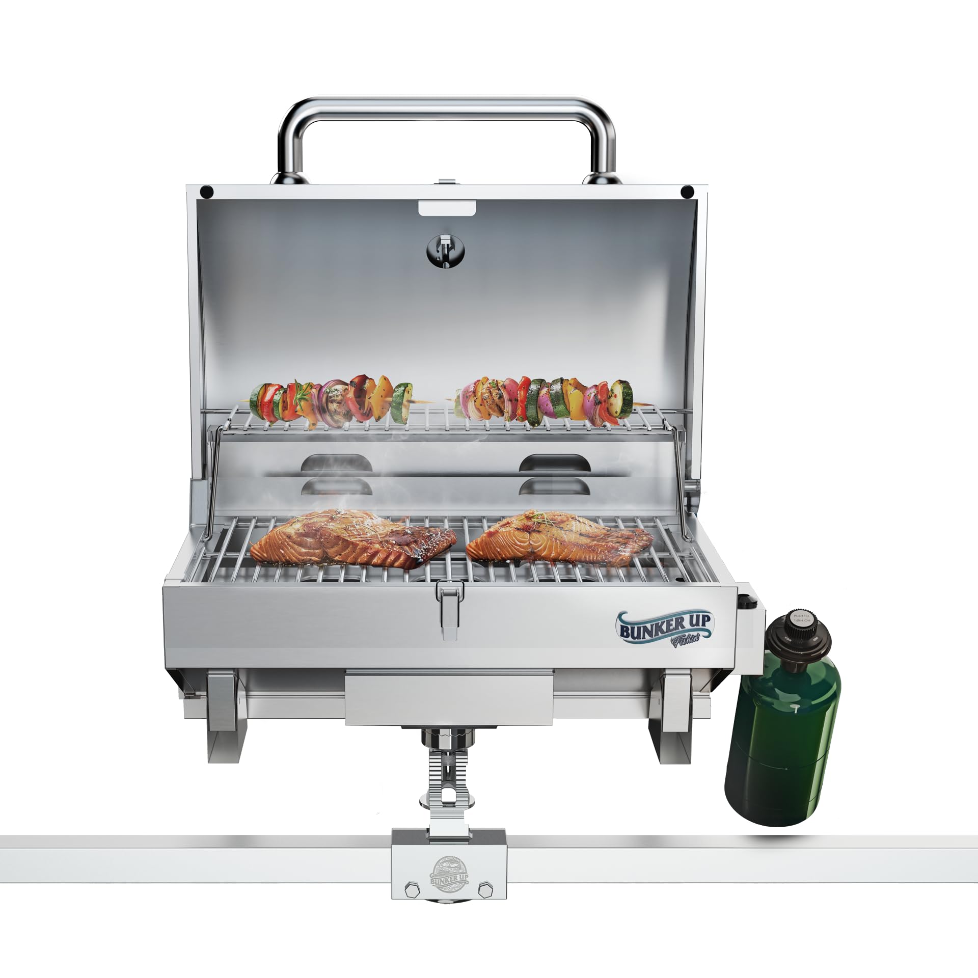 Bunker Up Fishin Boat Grill