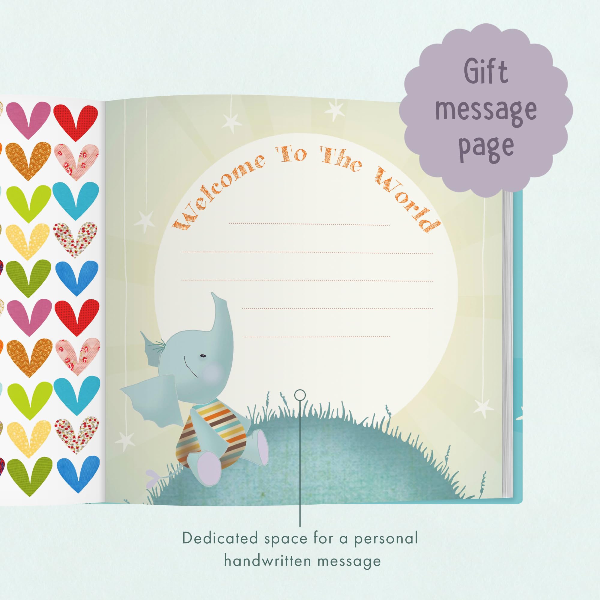 Welcome To The World: New Baby Gift & Keepsake Book - Premium Hardcover Nursery Storybook for Baby Showers, Christenings & Newborn Celebrations — Amazon image 4