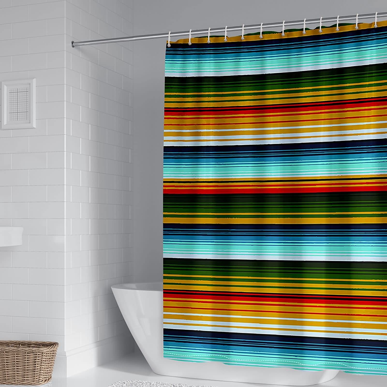 Rideau de douche polyester 165x200 anti moisissure de qualité