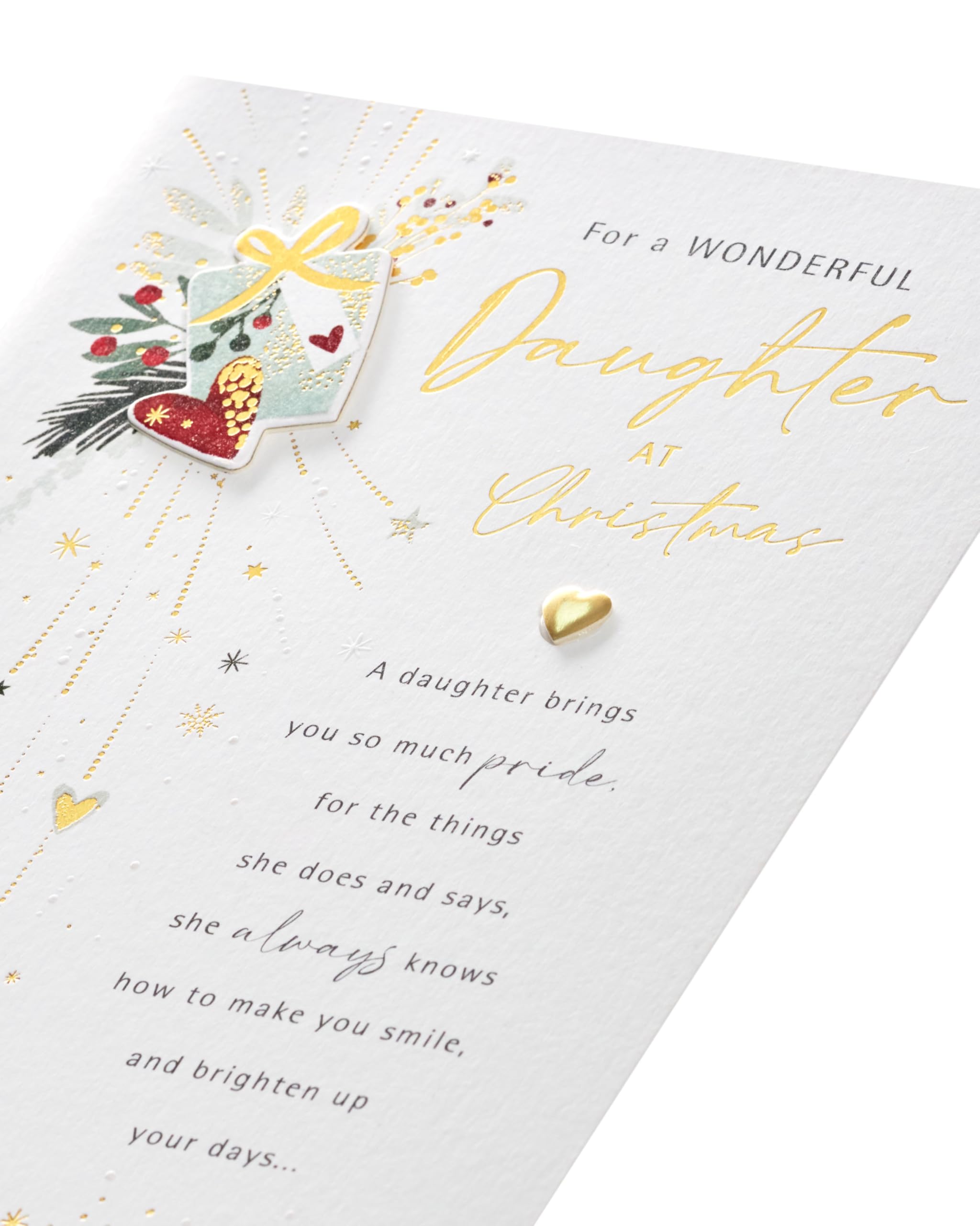 UK Greetings, Daughter Sentiment, 16.5cm x 25.4cm - Image 4