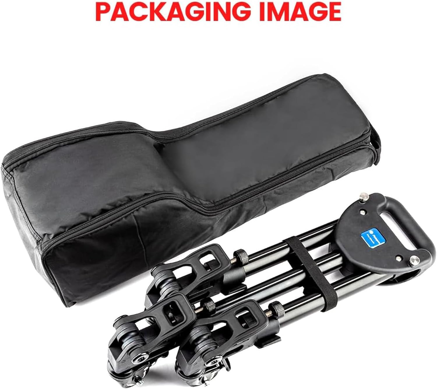 Fotopro Photography Tripod Dolly, Heavy Duty with Larger 3 Rubber Wheels, Adjustable Legs & Carry Bag, 33 lbs Capacity, Universal Rolling Dolly for for Camera Camcorder Photo Video Lighting, DP-2