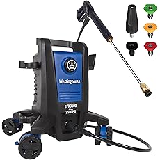Chemical Guys EQP408 ProFlow Performance Electric Pressure Washer PM2000, 14.5-Amp, 2030 Max PSI, Max 1.77 GPM, Includes 5 Full Range QC Tips, Cleans Cars, Patios, Driveways, Homes and More