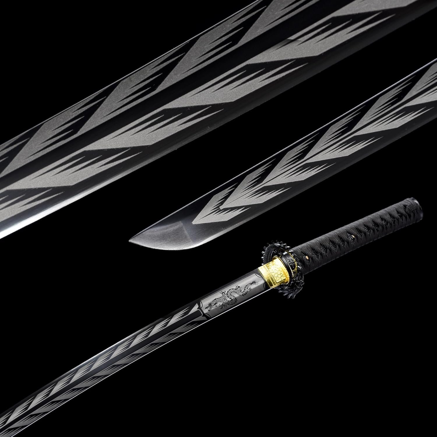 Real Katana Sword Sharp - Japanese Samurai Swords are a Unique Gift for Men - Sword Real Steel with Metal Blade Makes a Memorable for Martial Arts Enthusiasts or Sword Collectors