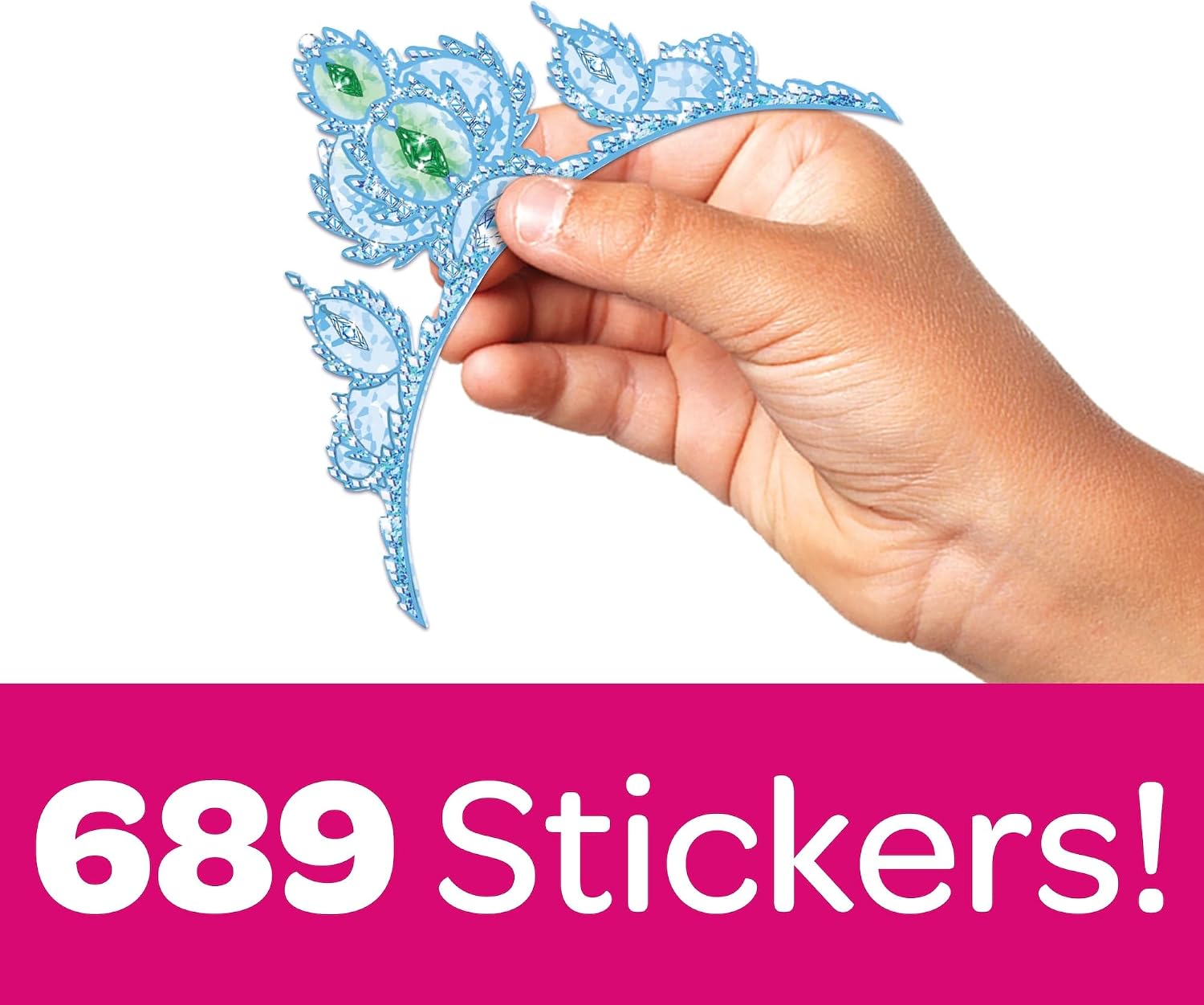 Bendon Create-A-Face Pretty Princess Sticker Book | 689 Stickers to Make Royal Faces - The Ultimate Airplane & Road Trip Activity, Ages 3+