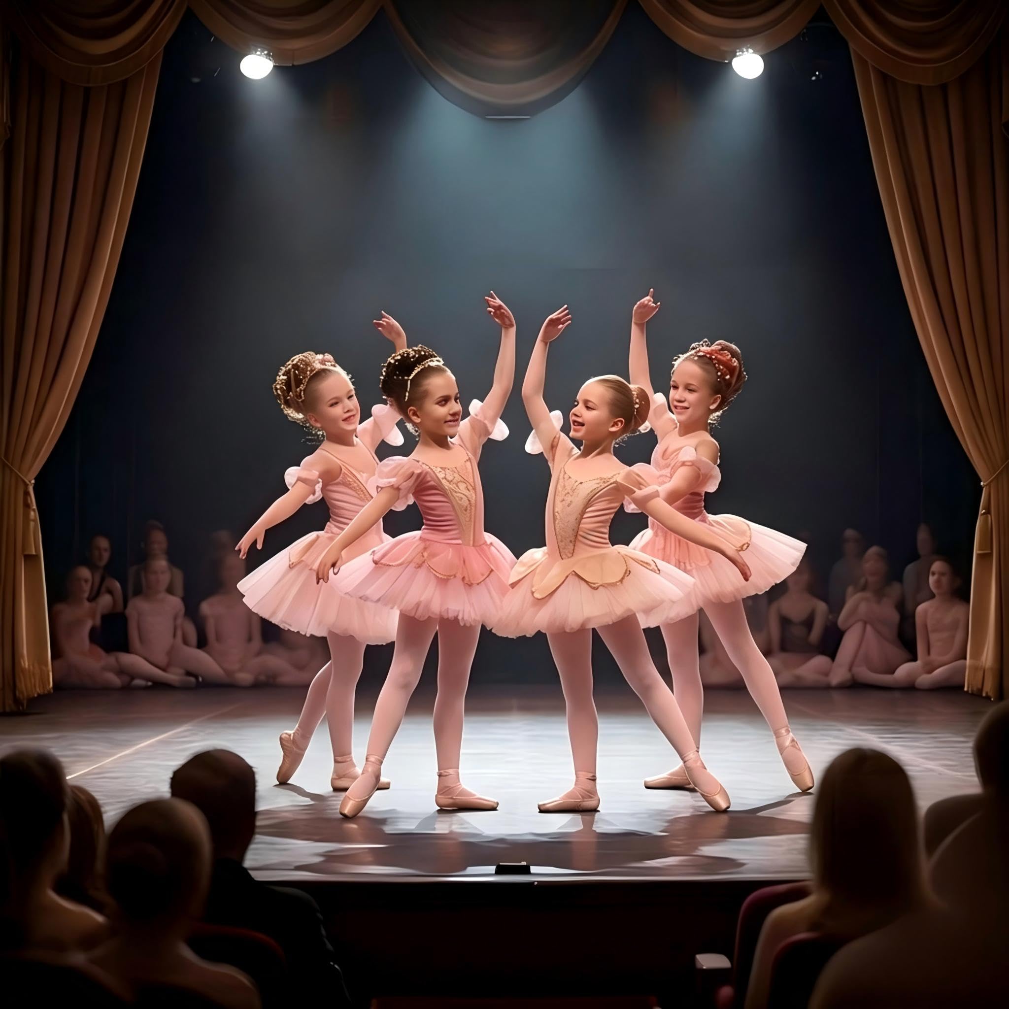 Lot de 2 collants de ballet pour filles de 2 à 12 ans 80 deniers pour enfants