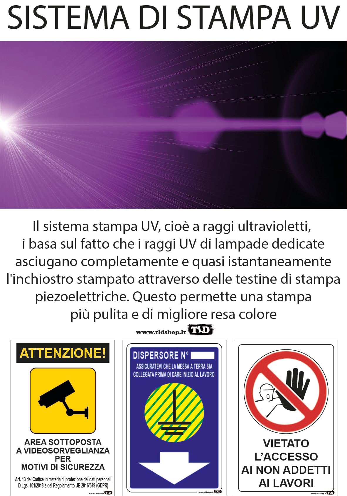 TLDSHOP® - Cartello Segnaletico - DIVIETO DI SOSTA LASCIARE LIBERO IL PASSAGGIO - 20x30cm - Materiale: Alluminio 3mm(DiBOND) - Quantità: Pz (10)