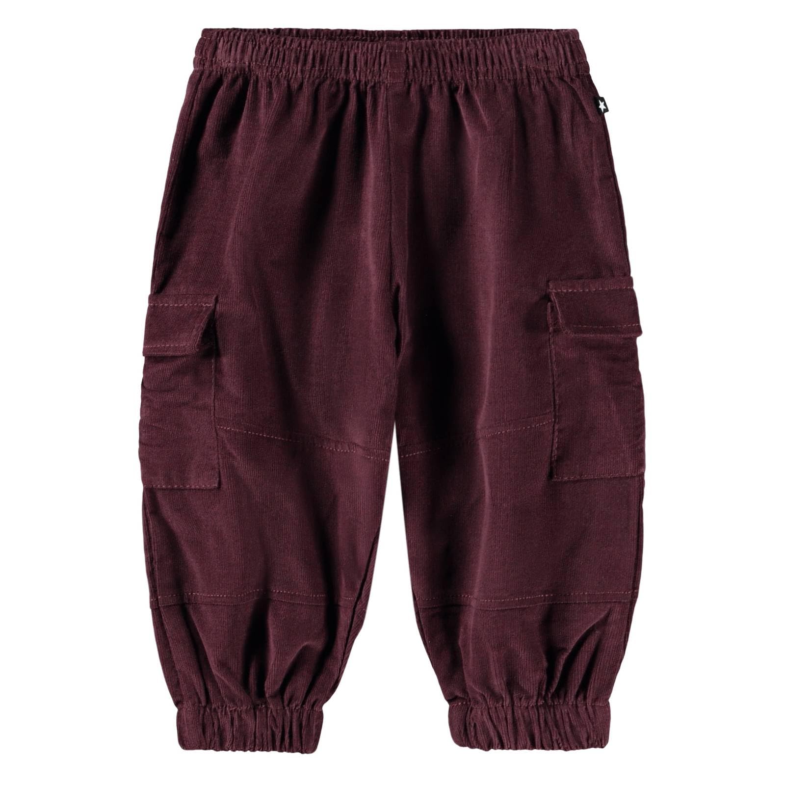 Molo Baby Mädchen Cordhose SAE Forestberry GOTS