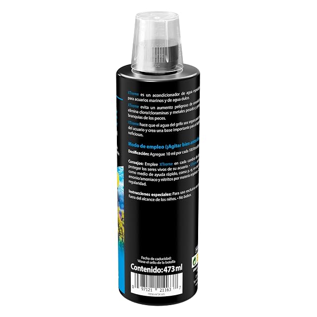 Foto 2 de 8 de Acondicionador Agua Acuario 473 ml - Xtreme Anticloro Grifo