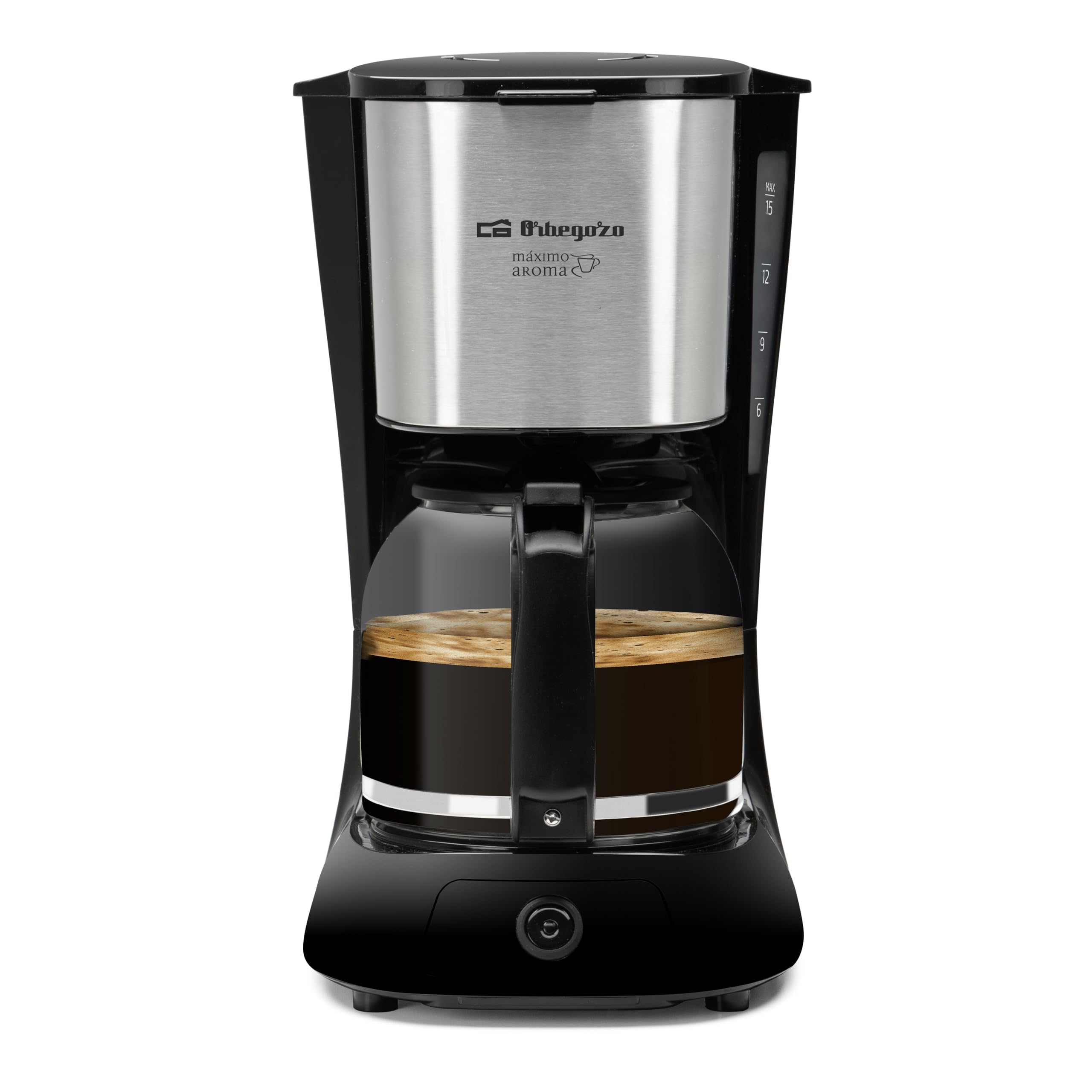 Cafetera de Goteo Orbegozo CG 4515-15 Tazas- Negra