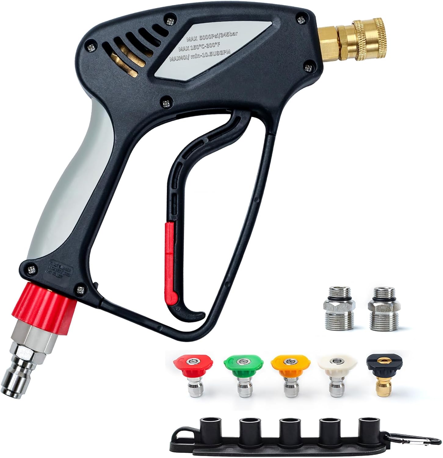 Pressure Washer Short Gun 5000 PSI with Swivel,High