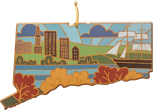 Vista 133 de Totally Bamboo Tabla de cortar con forma del estado de Nebraska y bandeja para servir charcutería con ilustraciones de Summer Stokes, incluye