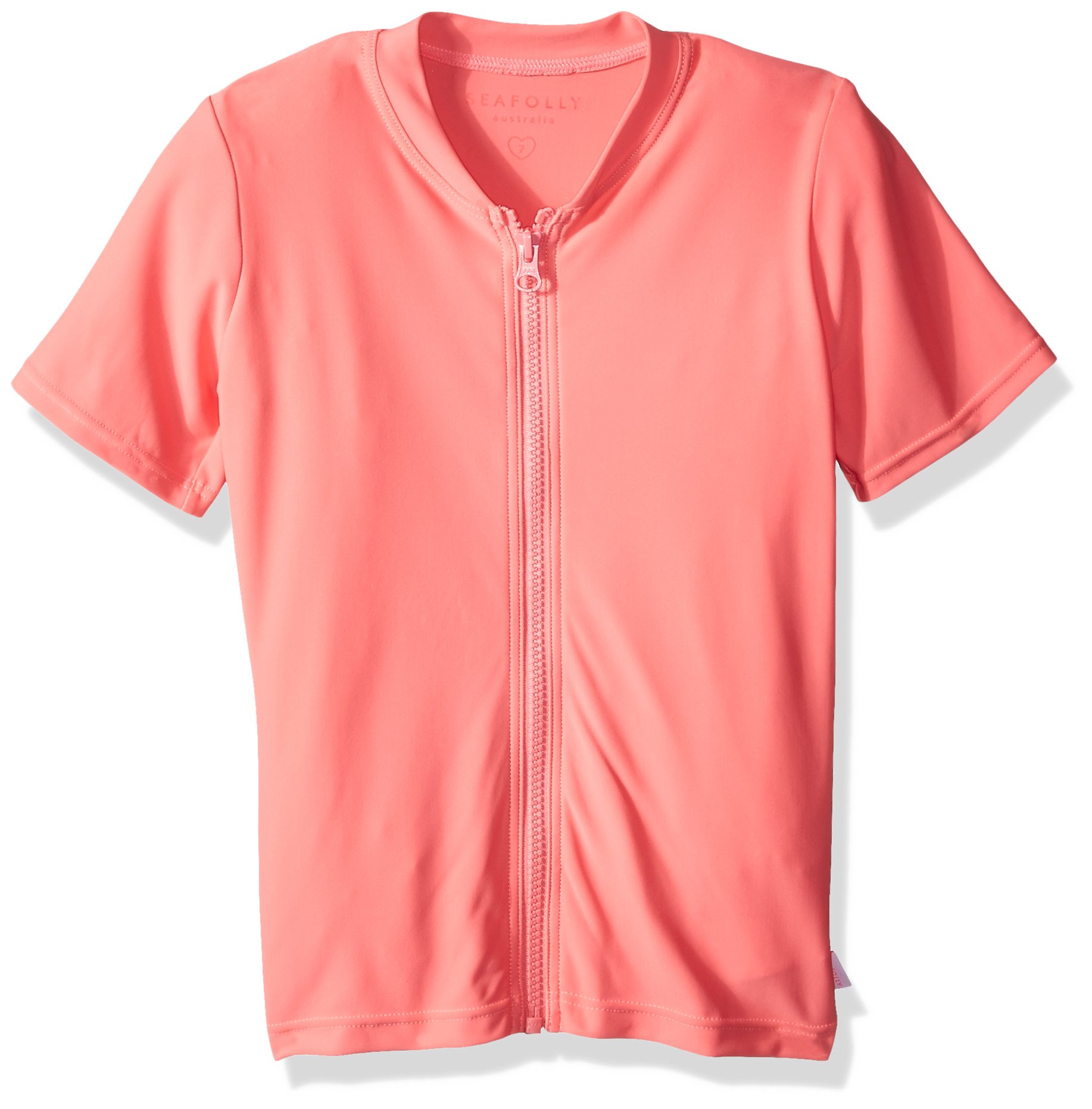SeafollyGirl's S/S Zip Front Rashie Swimsuit Rash Guard Shirt