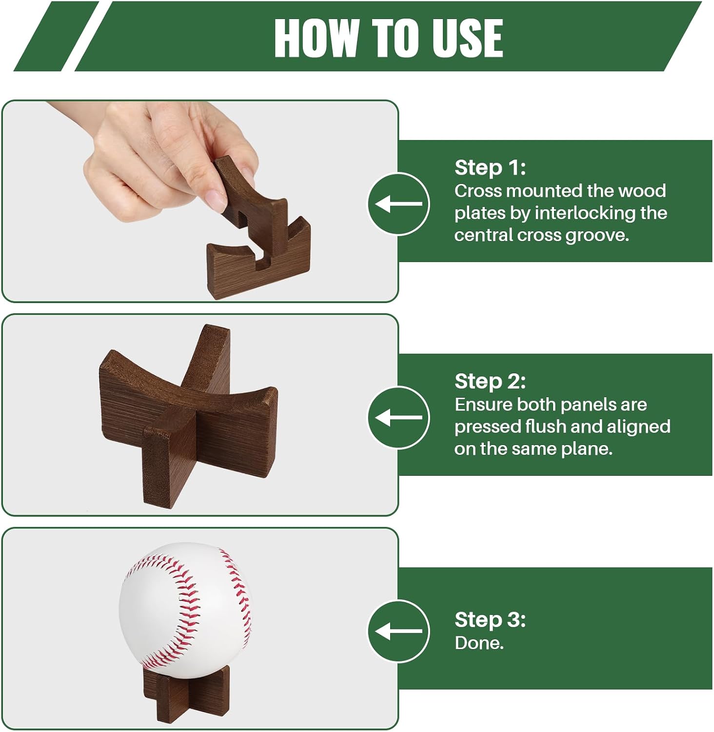 Wooden Ball Storage Ball Stand Holder for Softball & Baseball
