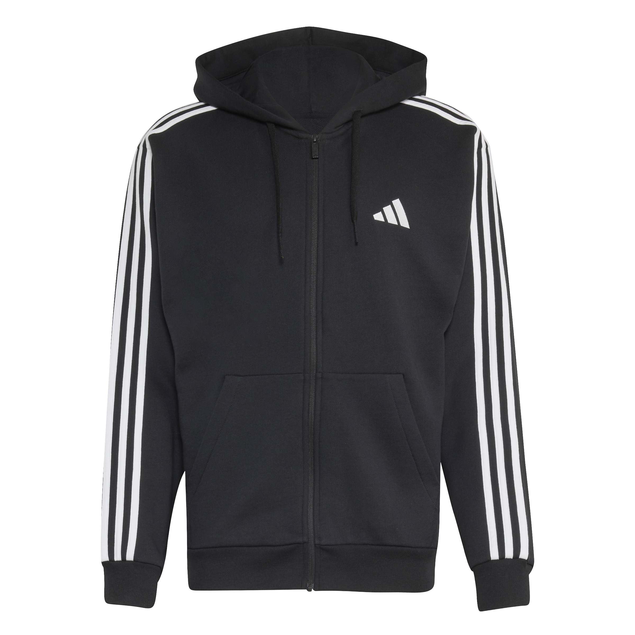 adidas Men's Essentials 3-Streifen French Terry Kapuzenjacke