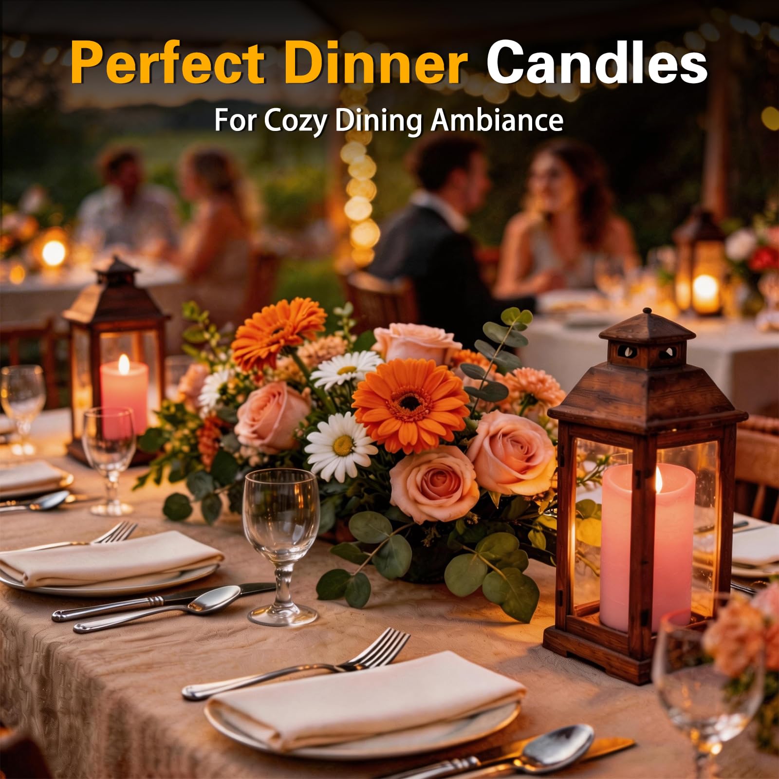 Candele LED, [Set di 3] Candela a Batteria a LED Senza Fiammacon Timer Telecomando Fiamma Tremolante, Luce Bianca Calda, Lumini LED Elettriche, Dimmerabili per Casa Festival Decorazioni - Rosa