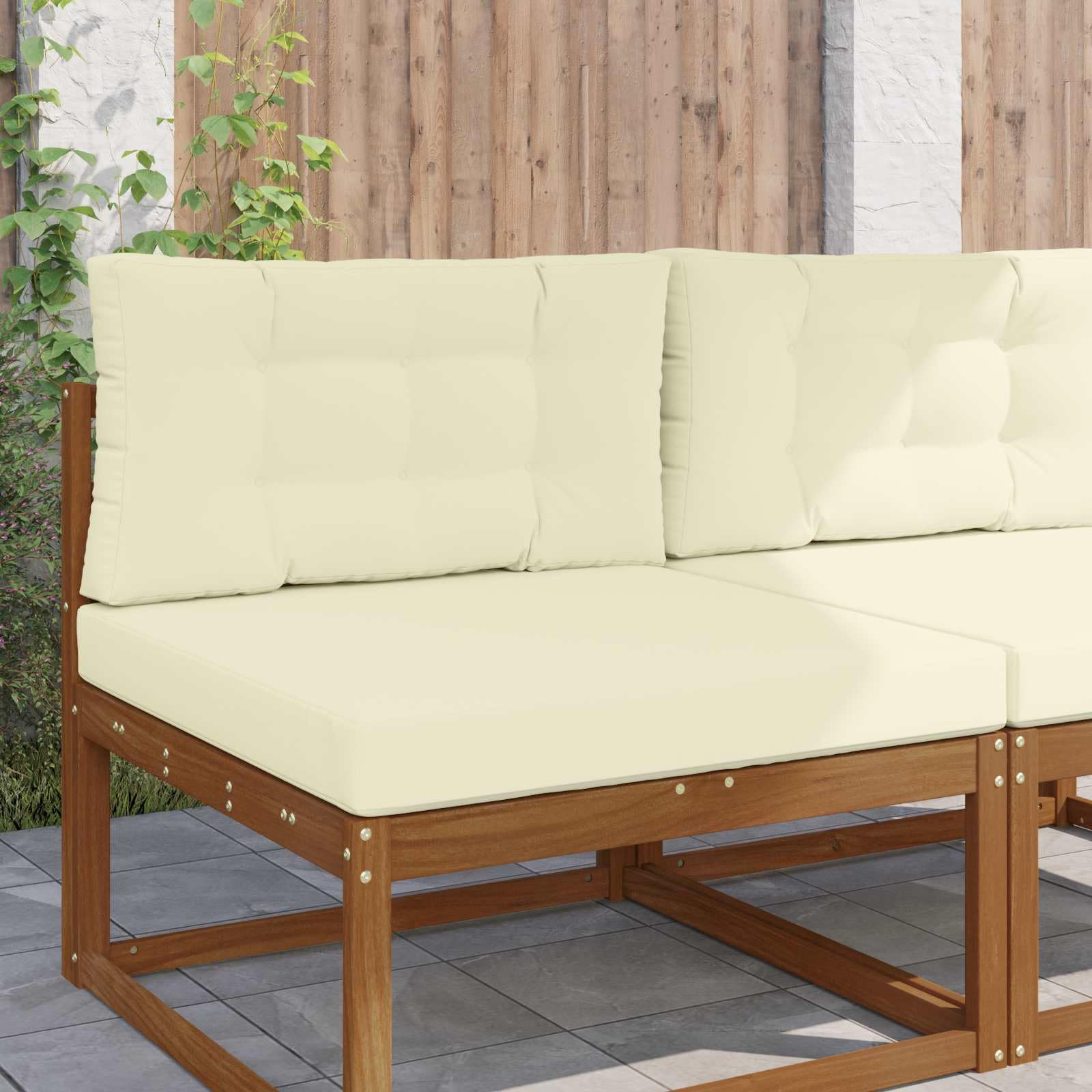 Coussins pour jardin et balcon respirants adaptés aux fauteuils en palette