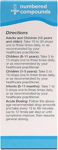 Miniatura 3 de UNDA 3 compuestos numerados | Preparación homeopática | 0.7 fl. oz.