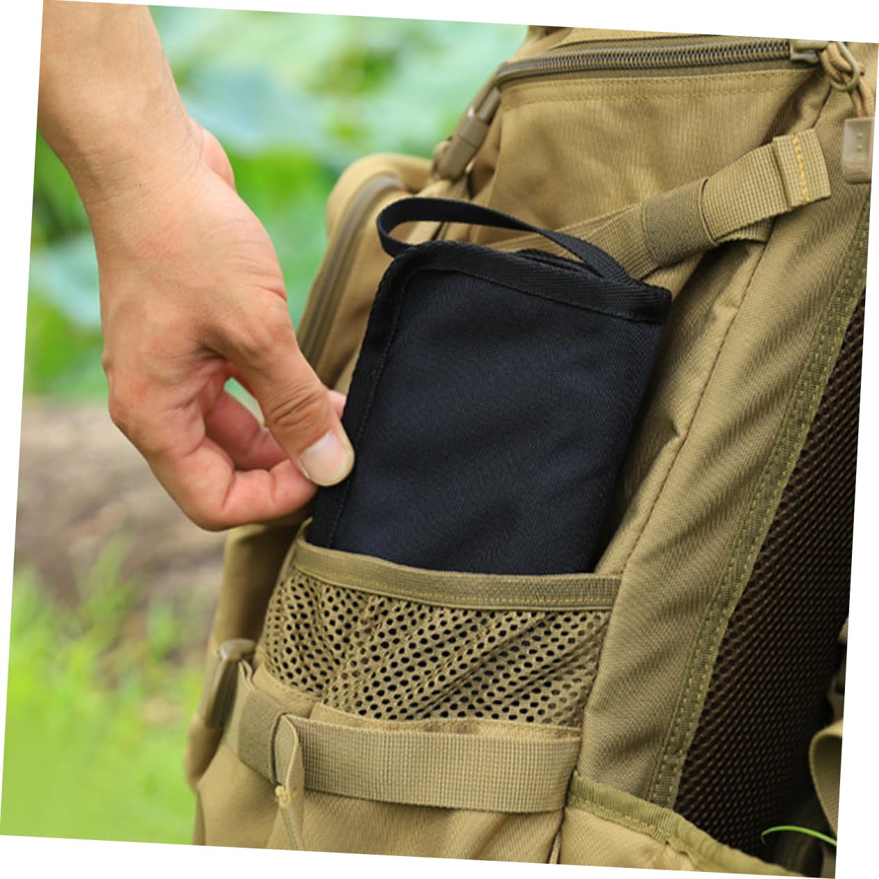 Outanaya Portable Folding Stool Lightweight Collapsible Camping Chair for Fishing Hiking Outdoor Activities Compact Multi Function Bench for Easy Travel Durable and Stable Design