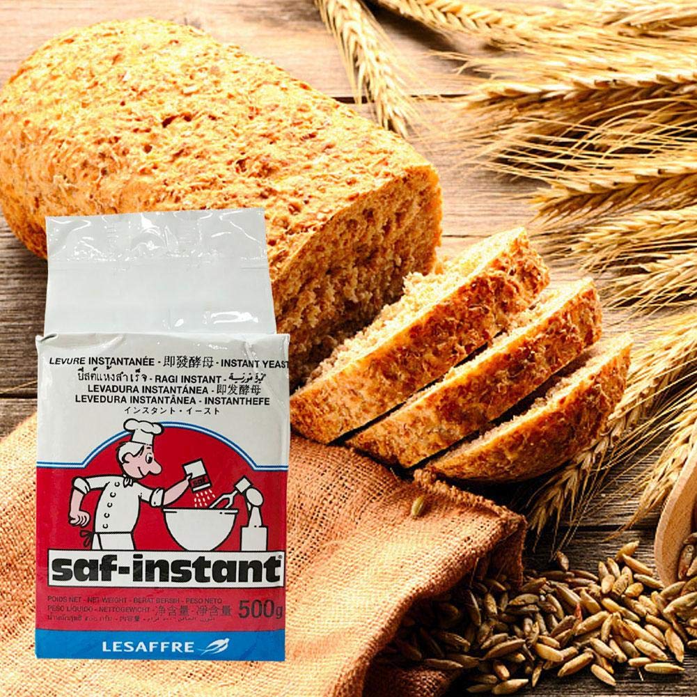 Levure de panaderos 500 G – Suministros de cocina de elevación seca activa de alta tolerancia a la glucosa