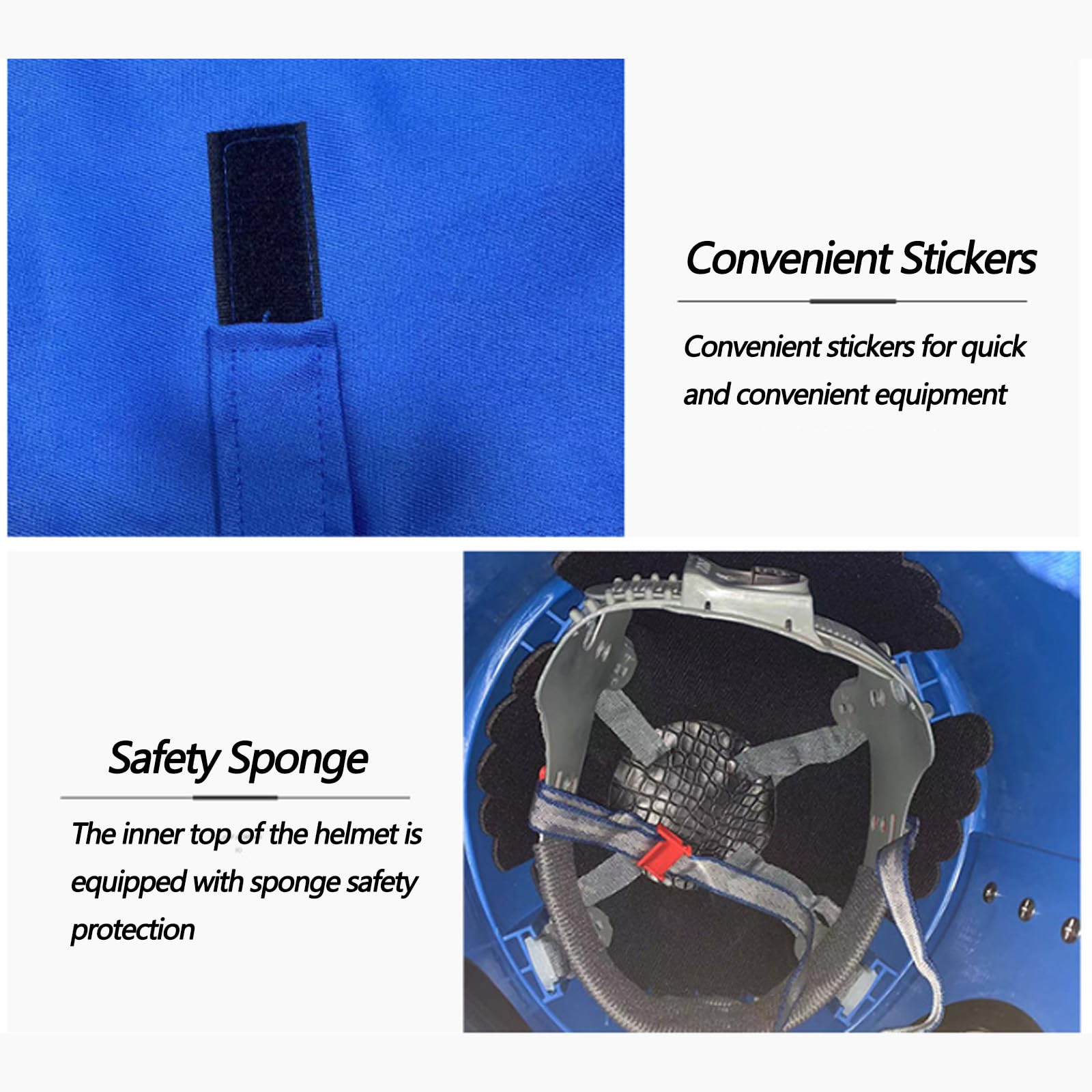 Casco per Sabbiatura Fornitura d'Aria Casco per Sabbiatura con Protezione per Le Spalle Casco per Sabbiatura Copertura Protettiva per Sabbiatura Deflettore Quadrato,Blue