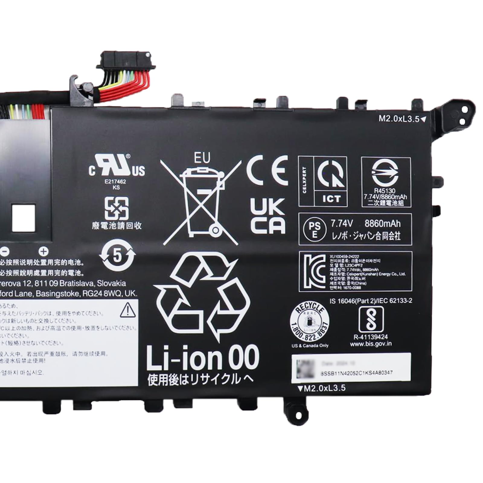 Lenovo Li-ion バッテリー L17C4P71 5080mAh ThinkPad X 純正新品 Lenovo P1 Gen1 X1 Extreme Gen2等用