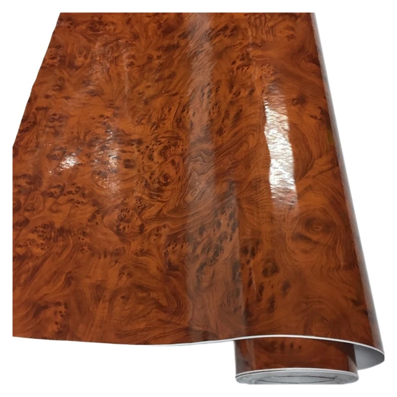 50 cm * 500 cm Glänzende Holzmaserung Vinyl Auto Wrap Folie Holz Strukturierte Auto Aufkleber Wasserdicht Kleber Hause Möbel Aufkleber Verpackung(G1303,50cm x 500cm)