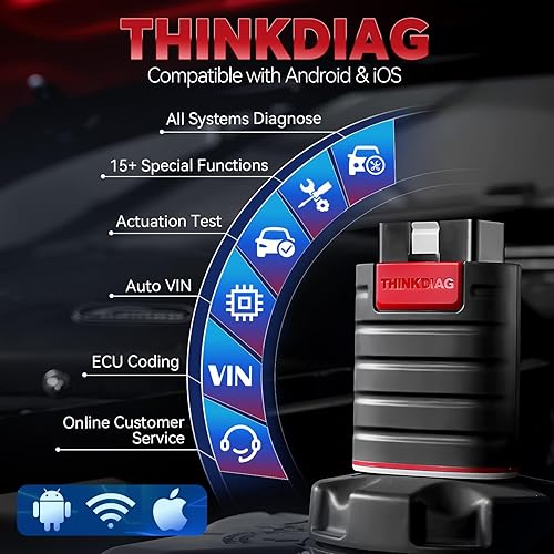 Miniatura 2 de escáner Bluetooth Thinkdiag OBD2, herramienta de escaneo bidireccional para todos los sistemas, herramientas de diagnóstico de nivel OE con