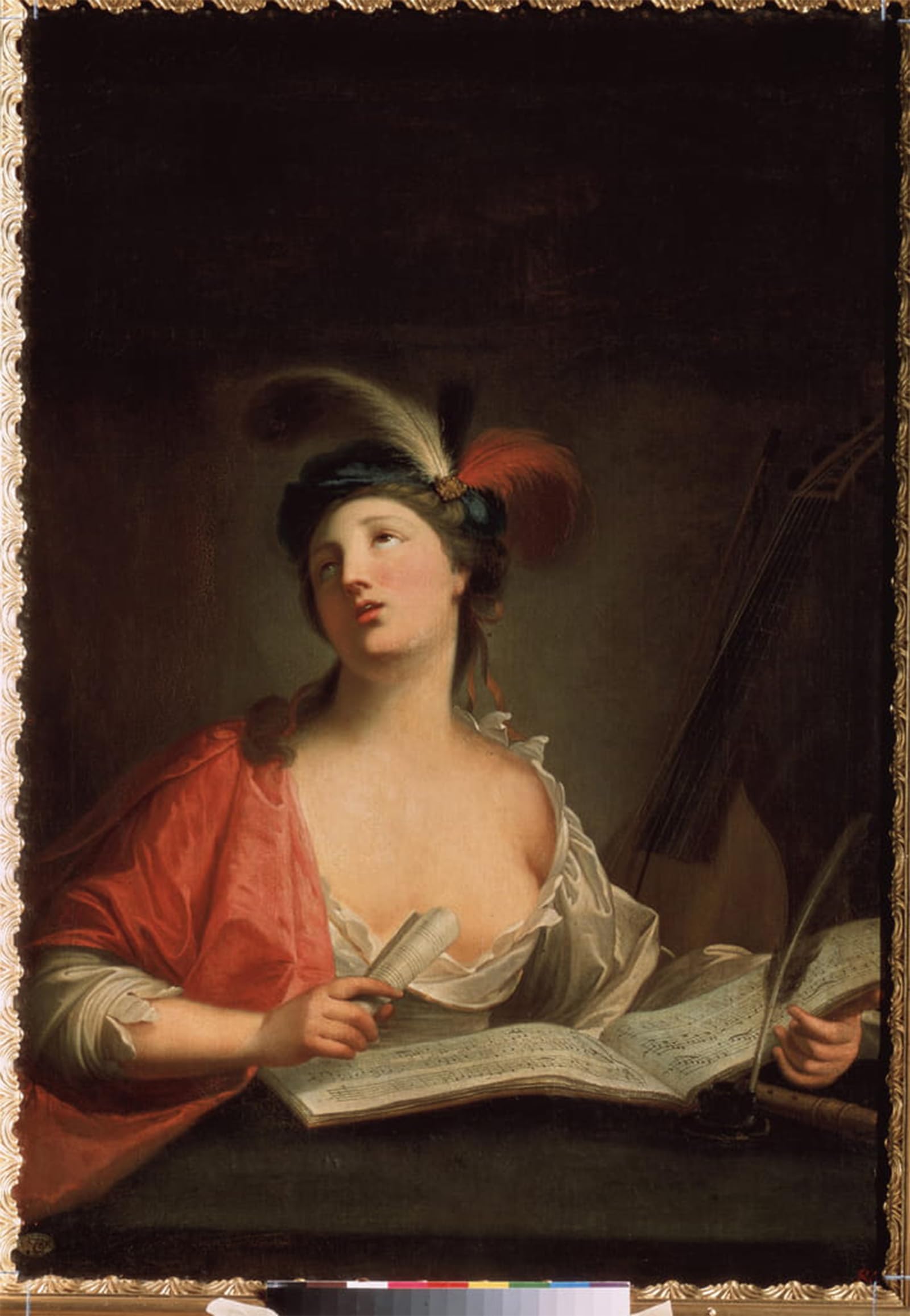 POSTERIIk Vintage Print Pop Art Landscape Artwork Allegory of Music by Jean Marc Nattier Art Prints for Office Home Decor 60x90cm