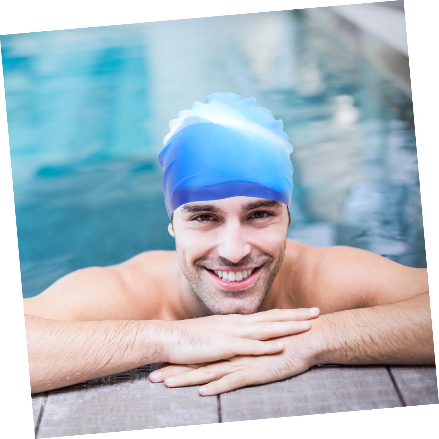 SUPVOX Cuffia Da Nuoto in Silicone Cappelli Cuffie Da Bagno Per Donne Che Nuotano Cappello Da Bagno Cuffia Da Nuoto Per Occhialini Da Nuoto Piscina Caps Gel Di Silice