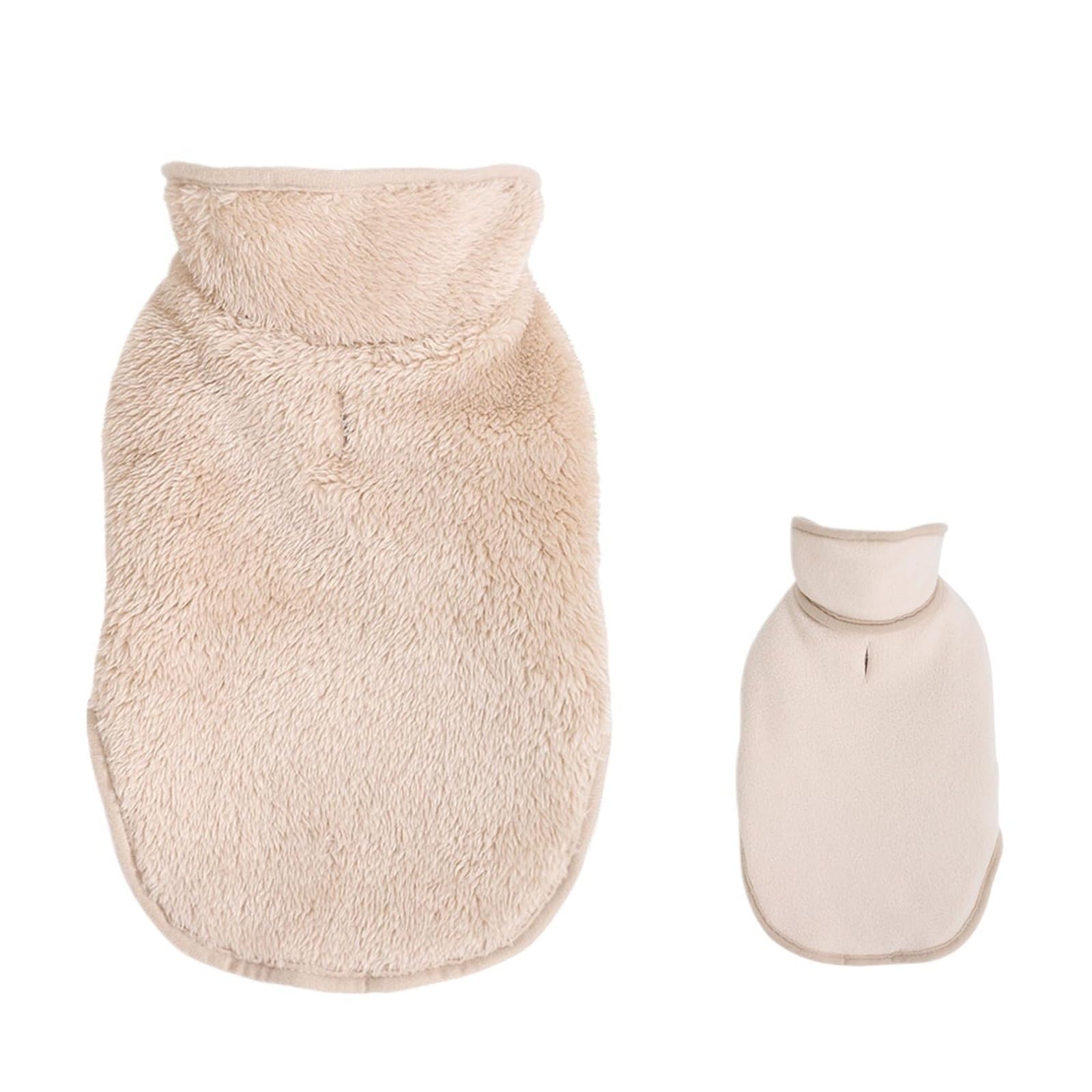 Ropa for Gato, Chaqueta Reversible de Lana, suéter for Gatos, Perros, Chaleco Acolchado Suave y cálido for Invierno for Cachorros Gatitos, Disfraz(Beige,L)