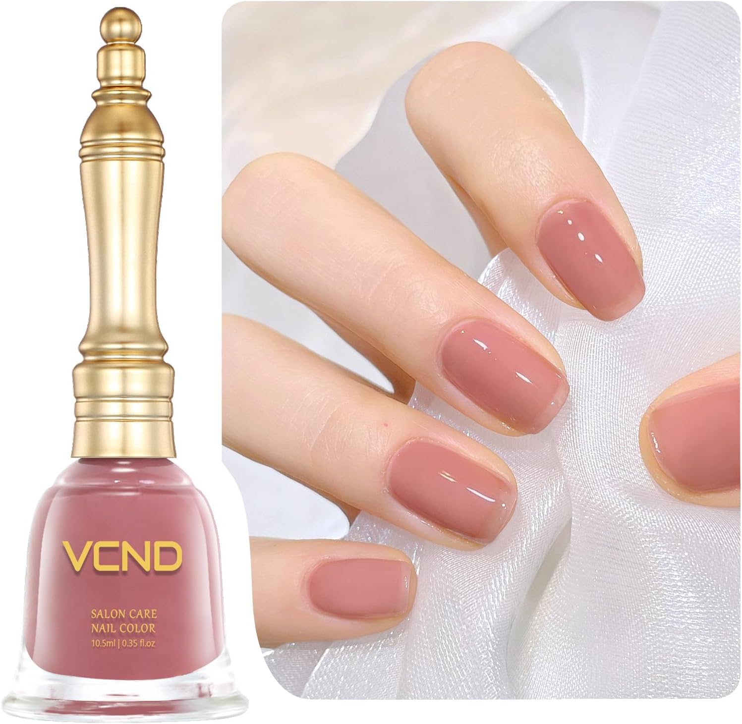 Amazon.com : COSMOO Cherry Red Quick Dry Nail Polish, Wine Red ...