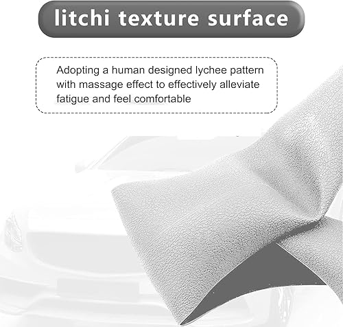 Miniatura 5 de Ajxn 1 funda para volante de automóvil en forma de D, 14.9 pulgadas, impermeable, suave, gel de sílice, accesorios decorativos para todas las