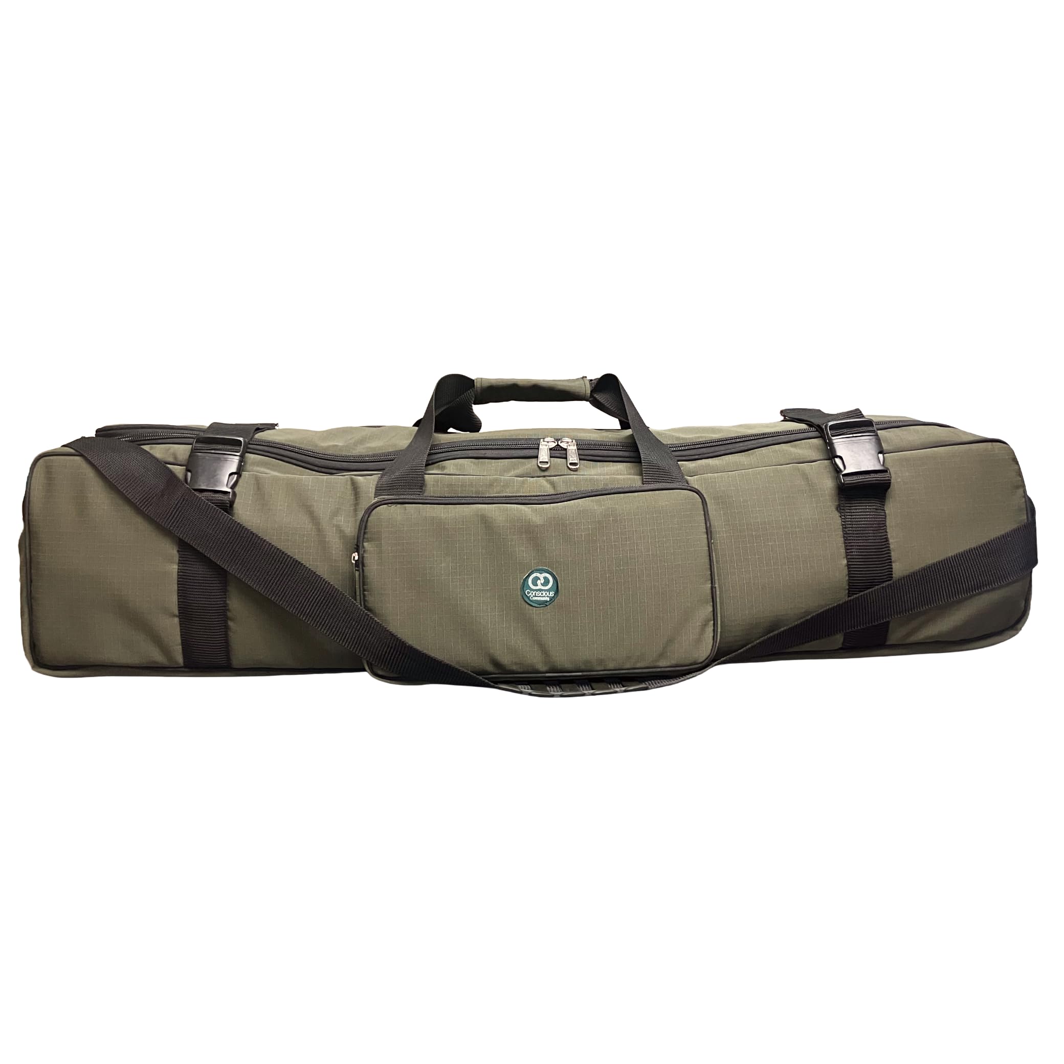 CONSCIOUS COMMUNITY Heavy Duty Premium Extra Large Film Equipment Carrying case for Professional Shoots. Compatible with Light Stands, Sliders, Background rods, Tripods, Soft Boxes, Lights-picture-26