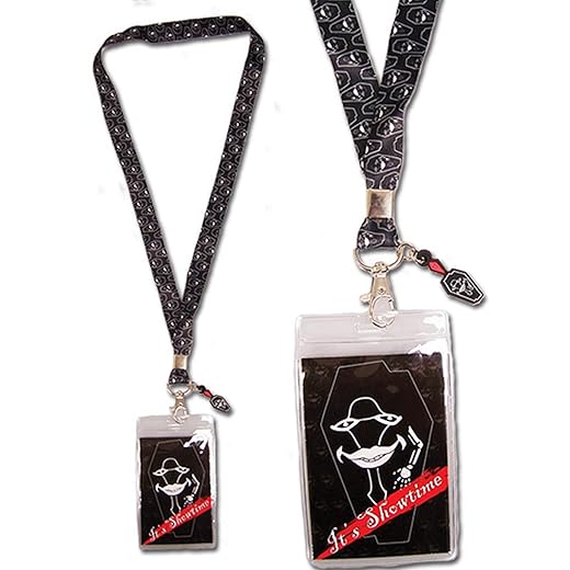 Great Eastern Entertainment Sword Art Online - Laughing Coffin Lanyard Black, 5"