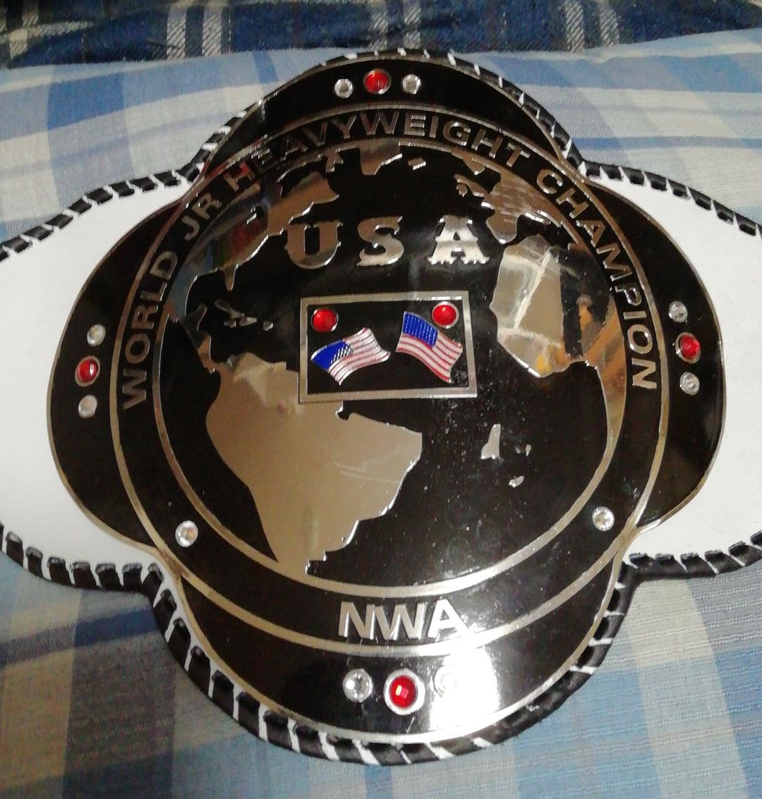 Amazon.co.jp: NWA世界ジュニアヘビー級チャンピオンベルト(ダブル米国