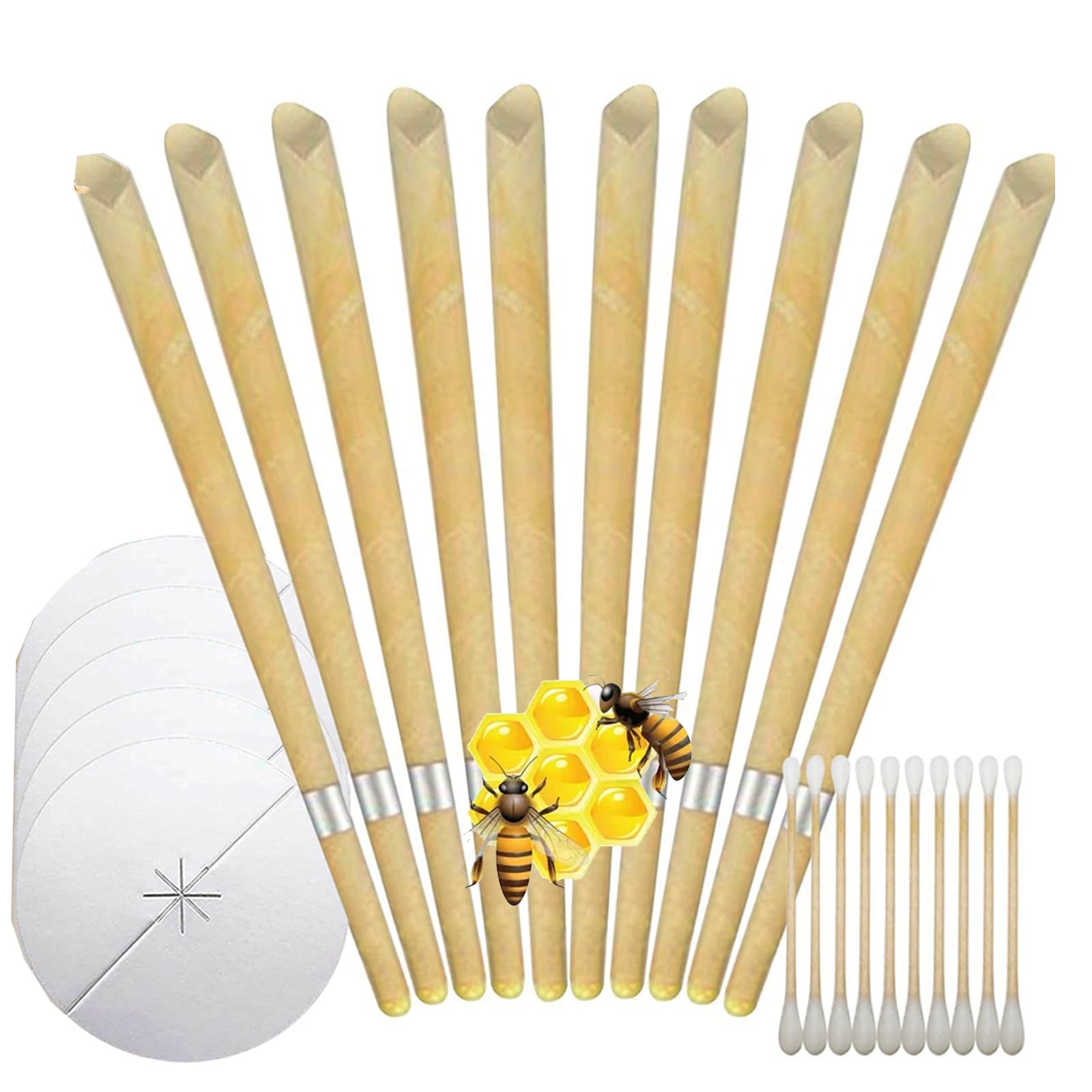 (24 count) Ear Pick,Ear Cleansing Tool Set, Ear Curette Earwax Removal Kit with a Small Cleaning Brush and Storage Box