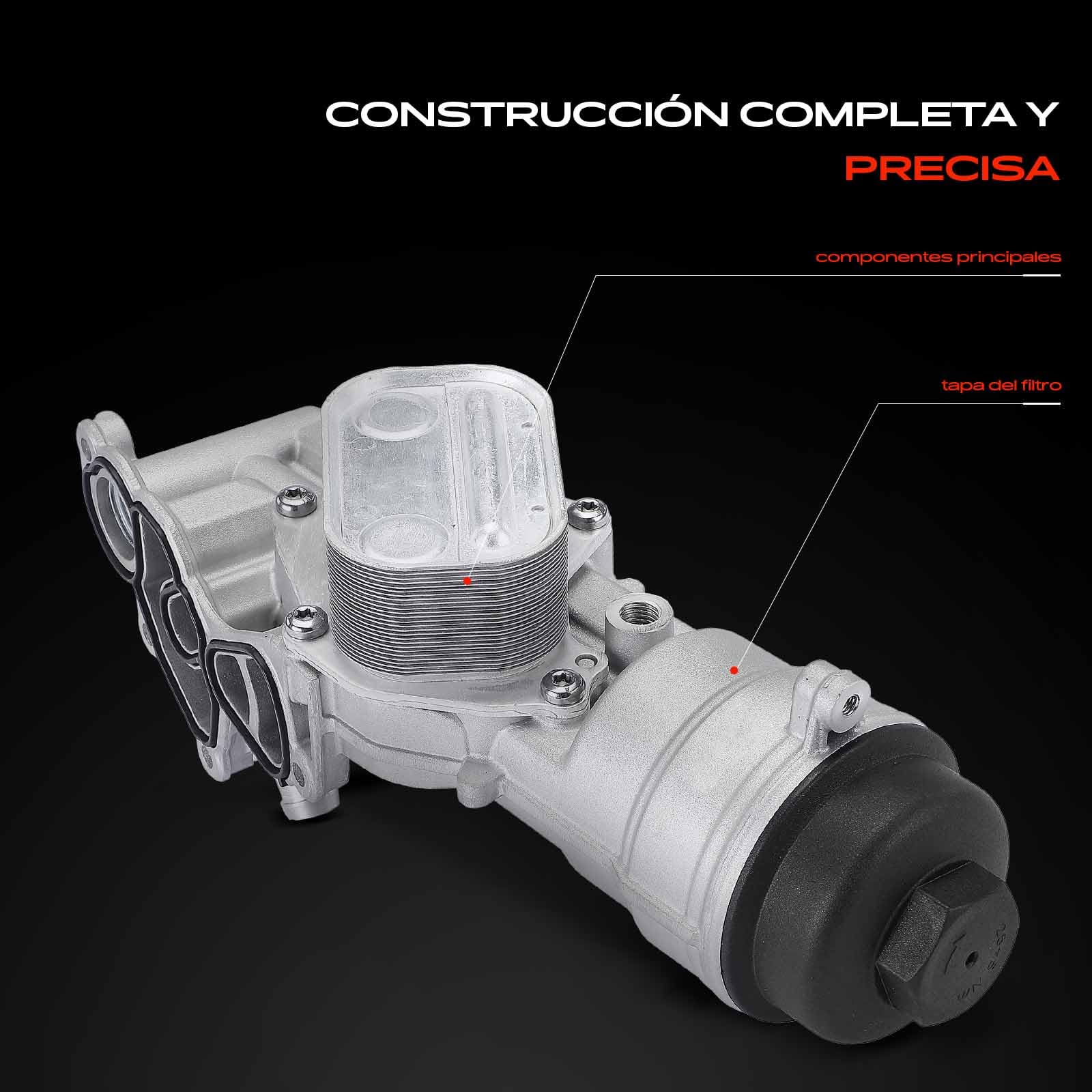 Frankberg Enfriador de aceite aceite de motor carcasa del filtro de | Compatible con: Serie 1 F20, Serie 3 F30 F80